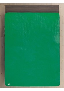 Σεντόνι Flannel CREASES GREEN Flannel King Size με λάστιχο: 180 x 200 + 30 εκ. MADI