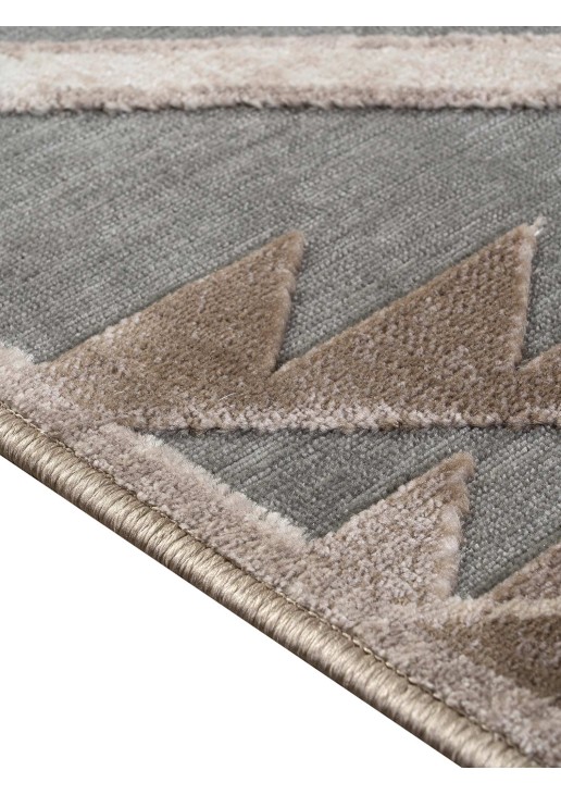 Χαλί CRYSTALLINI GREY Σετ Κρεβατοκάμαρας (67 x 140 (2) + 67 x 230 εκ.) MADI