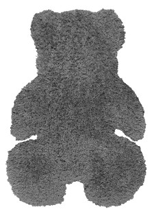 Παιδικό Χαλί DARK GREY SHADE TEDDY BEAR 120 x 140 εκ. MADI