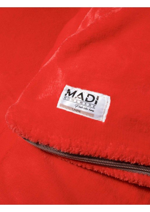 Κουβέρτα DULL RED Κουβέρτα ημίδιπλη: 180 x 240 εκ. MADI
