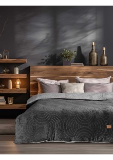Παπλωματοθήκη DUSK ANTHRACITE Παπλωματοθήκη υπέρδιπλη: 220 x 240 εκ. MADI