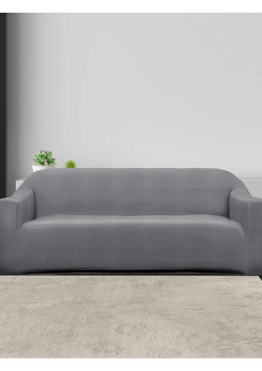 Ελαστικά καλύμματα καναπέ EARTHLINE GREY Ελαστικό κάλυμμα διθέσιου καναπέ MADI
