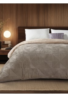 Παπλωματοθήκη EIRA CREAM Παπλωματοθήκη μονή: 160 x 220 εκ. MADI