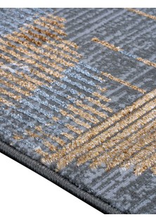 Χαλί FEATHERS GREY GOLD Στρόγγυλο χαλί 165 εκ. MADI
