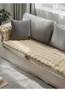 Μεμονωμένο γούνινo κάλύμμα FLAURA BEIGE Μεμονωμένο γούνινο κάλυμμα για διθέσιο καναπέ 120 x 75 εκ. MADI