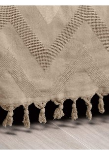 Κουβέρτα Πικέ Ζακάρ GOLWE BEIGE Κουβέρτα Πικέ Ζακάρ: 220 x 240 εκ. MADI