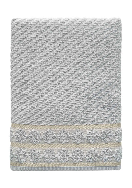 Πετσέτα HAZY GREY Σετ πετσέτες 3 τεμαχίων (30 x 50 + 50 x 90 + 80 x 150 εκ.) MADI