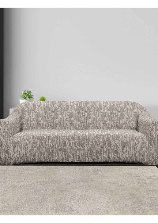 Ελαστικά καλύμματα καναπέ KLYRA BEIGE Ελαστικό κάλυμμα τριθέσιου καναπέ MADI