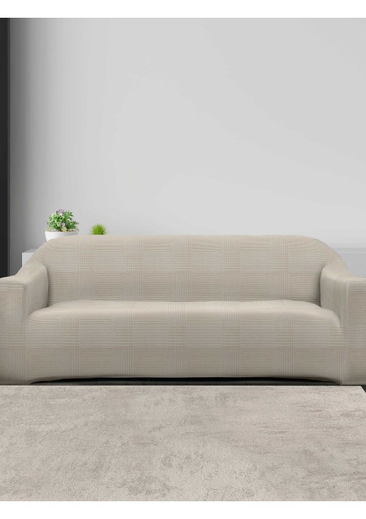 Ελαστικά καλύμματα καναπέ LINEPLAY BEIGE Ελαστικό κάλυμμα πολυθρόνας MADI