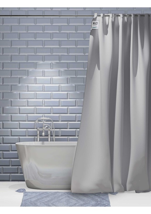 Κουρτίνα μπάνιου LLANO GREY Κουρτίνα μπάνιου: 180 x 240 εκ. MADI