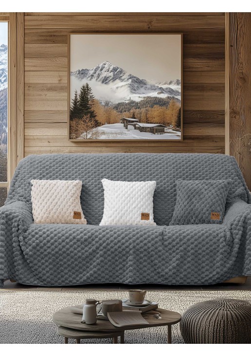 Ριχτάρι MAISONY GREY Ριχτάρι διθέσιου καναπέ: 180 x 250 εκ. MADI