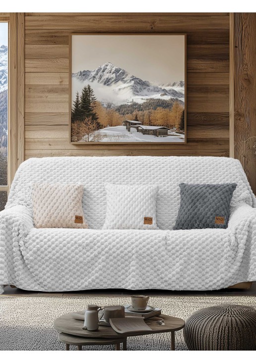 Διακοσμητικό Μαξιλάρι MAISONY WHITE Διακοσμητικό μαξιλάρι: 45 x 45 εκ. MADI