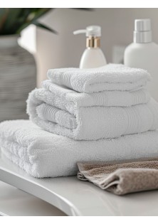 Πετσέτα MARLA 500gsm με 4 ρίγες Πετσέτα προσώπου: 50 x 90 εκ. MADI