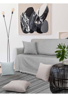 Ριχτάρι MONOCOLORE GREY Ριχτάρι διθέσιου καναπέ: 170 x 250 εκ. MADI