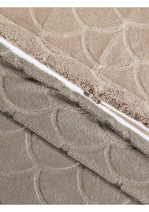 Παπλωματοθήκη NEVOLA CREAM Παπλωματοθήκη μονή: 160 x 220 εκ. MADI