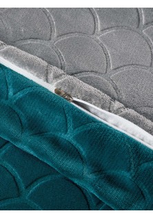 Παπλωματοθήκη NEVOLA PETROL Παπλωματοθήκη μονή: 160 x 220 εκ. MADI