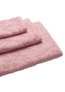 Πετσέτα NOBLE PINK Σετ πετσέτες 3 τεμαχίων (30 x 50 + 50 x 90 + 80 x 150 εκ.) MADI