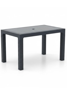 Τραπέζι Rattan OASIS ANTHRACITE Τραπέζι: 70 x 120 εκ. MADI