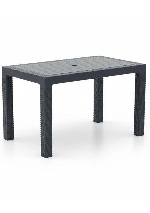 Τραπέζι Rattan OASIS ANTHRACITE Τραπέζι: 70 x 120 εκ. MADI