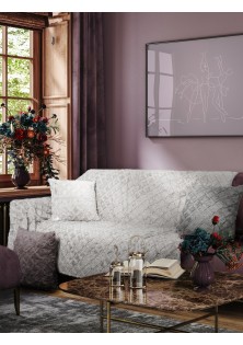 Ριχτάρι OBLONG WHITE Ριχτάρι τριθέσιου καναπέ: 180 x 300 εκ. MADI