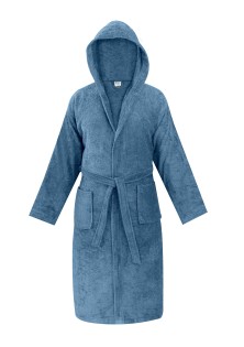 Μπουρνούζι με κουκούλα OLIA DENIM BLUE Μπουρνούζι με κουκούλα: XLarge MADI