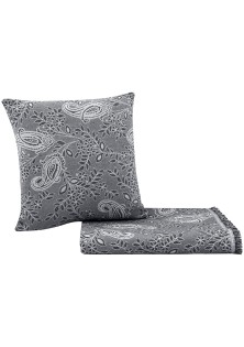 Ριχτάρι PAISLEY GREY Ριχτάρι διθέσιου καναπέ: 170 x 250 εκ. MADI