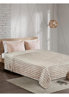 Κουβέρτα Fleece PUFFELLA BROWN Κουβέρτα μονή: 160 x 220 εκ. MADI
