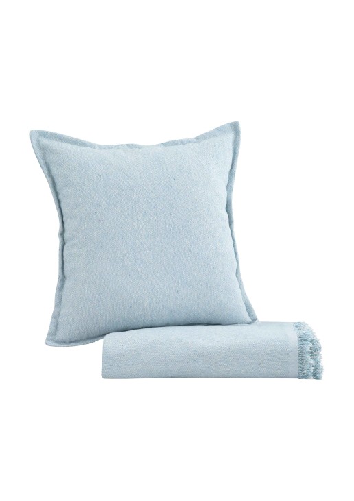 Διακοσμητικό Μαξιλάρι PYRAMID BLUE Διακοσμητικό μαξιλάρι: 45 x 45 εκ. MADI