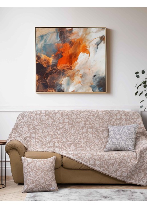 Ριχτάρι ROSVEL BEIGE Ριχτάρι διθέσιου καναπέ: 170 x 250 εκ. MADI