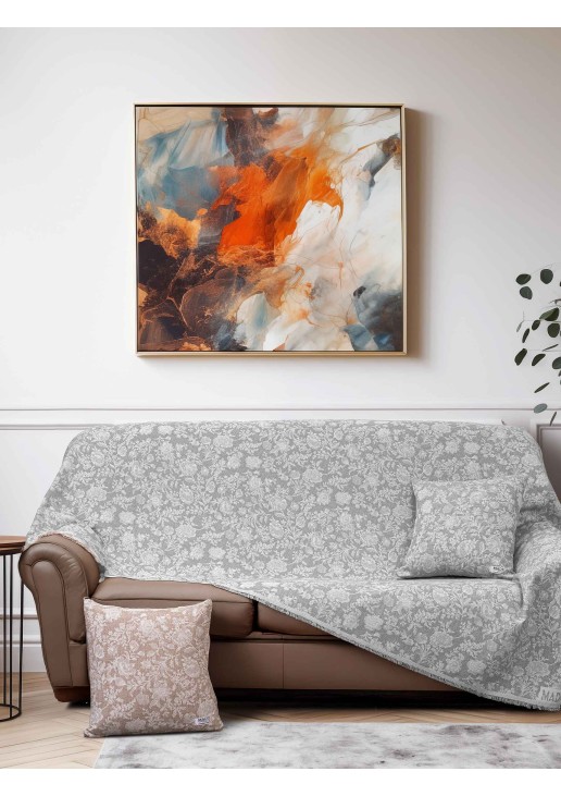 Ριχτάρι ROSVEL GREY Ριχτάρι διθέσιου καναπέ: 170 x 250 εκ. MADI