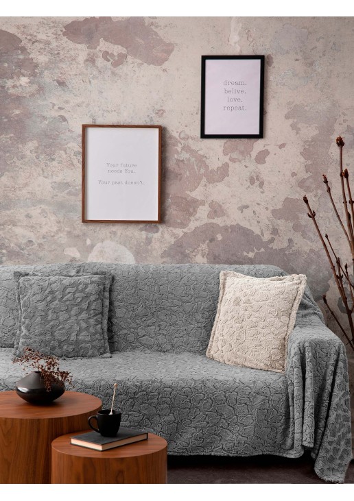 Διακοσμητικό Μαξιλάρι RUBBLE GREY Διακοσμητικό μαξιλάρι: 45 x 45 εκ. MADI