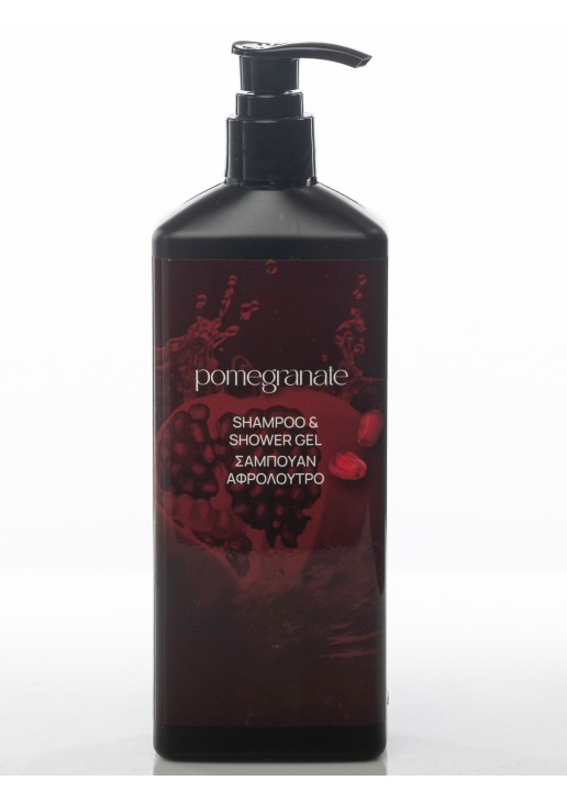 Σαμπουάν και αφρόλουτρο 2 σε 1 σε dispenser ρόδι RUBY Σαμπουάν και Αφρόλουτο 2 σε 1 σε dispenser: 360 ml MADI
