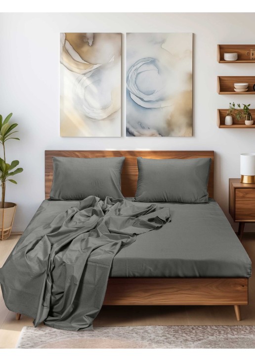 Σεντόνι SLEEK GREY Σεντόνι υπέρδιπλο: 240 x 260 εκ. MADI