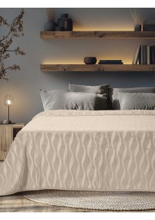 Κουβέρτα SNUGGLE BEIGE Κουβέρτα μονή: 160 x 220 εκ. MADI