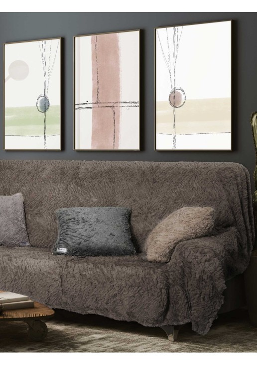 Ριχτάρι SOGGY BROWN Ριχτάρι διθέσιου καναπέ: 180 x 250 εκ. MADI