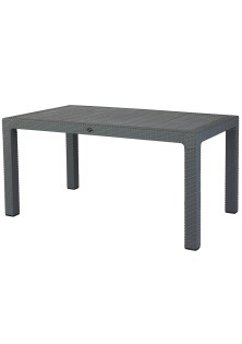 Τραπέζι Rattan SUNSET ANTHRACITE Τραπέζι: 90 x 150 εκ. MADI