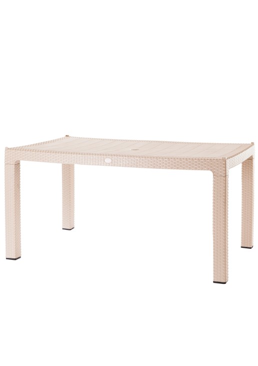 Τραπέζι Rattan SUNSET BEIGE Τραπέζι: 90 x 150 εκ. MADI