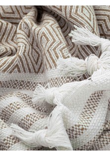 Ριχτάρι TENT BEIGE Ριχτάρι τριθέσιου καναπέ: 170 x 300 εκ. MADI