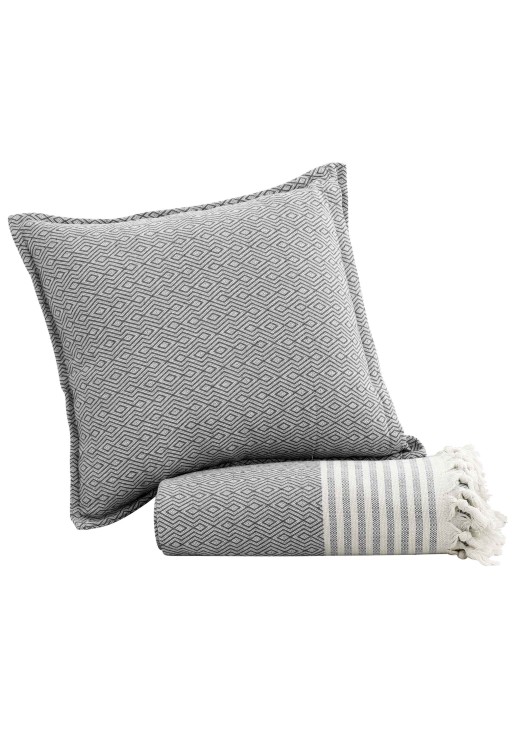 Ριχτάρι TENT GREY Ριχτάρι τριθέσιου καναπέ: 170 x 300 εκ. MADI