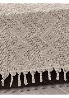 Κουβέρτα Πικέ Ζακάρ TIFOON BEIGE Κουβέρτα Πικέ Ζακάρ: 220 x 240 εκ. MADI