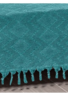 Κουβέρτα Πικέ Ζακάρ TIFOON PETROL Κουβέρτα Πικέ Ζακάρ: 220 x 240 εκ. MADI