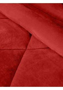 Κουβερτοπάπλωμα UNICOLORE RED Κουβερτοπάπλωμα ημίδιπλο: 180 x 240 εκ. MADI