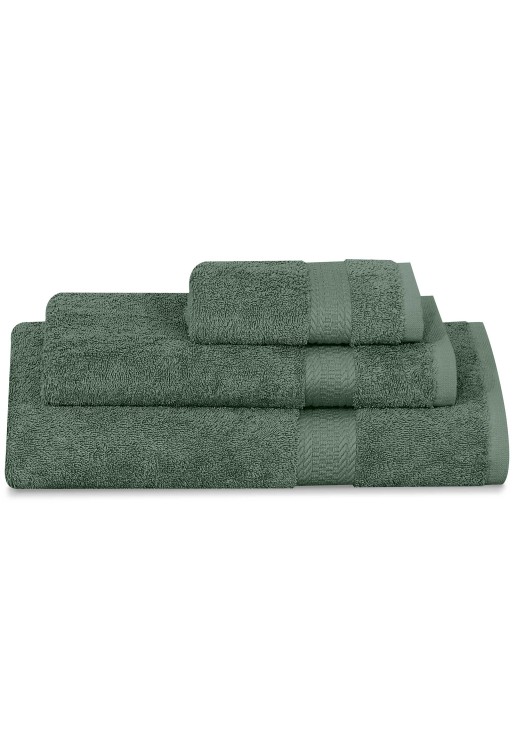 Πετσέτα UTOPIA OLIVE Σετ πετσέτες 3 τεμαχίων (30 x 50 + 50 x 90 + 80 x 150 εκ.) MADI