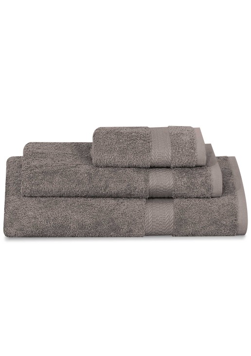 Πετσέτα UTOPIA TAUPE Σετ πετσέτες 3 τεμαχίων (30 x 50 + 50 x 90 + 80 x 150 εκ.) MADI