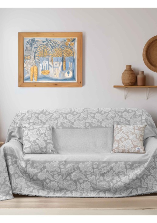 Ριχτάρι VELRION GREY Ριχτάρι τριθέσιου καναπέ: 170 x 300 εκ. MADI