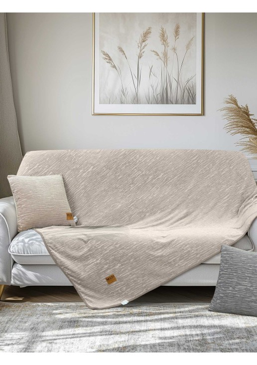 Διακοσμητικό Μαξιλάρι VERITAS BEIGE Διακοσμητική μαξιλαροθήκη: 45 x 45 εκ. MADI