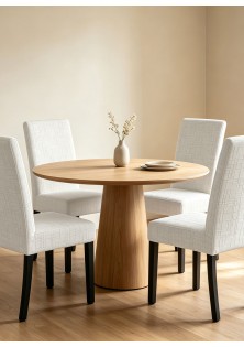 Ελαστικά καλύμματα τραπεζαρίας VEYRA BEIGE Σετ ελαστικά καλύμματα τραπεζαρίας έξι τεμαχίων MADI