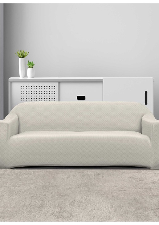 Ελαστικά καλύμματα καναπέ ZENTRA BEIGE Ελαστικό κάλυμμα πολυθρόνας MADI