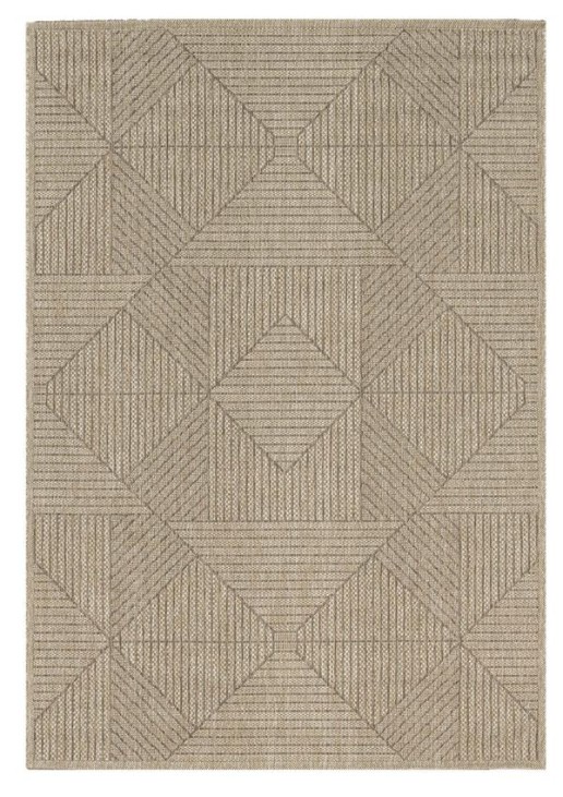 ΧΑΛΙ ETHNIK 2011C BROWN/CARAMEL BEIGE - 133X190 NewPlan