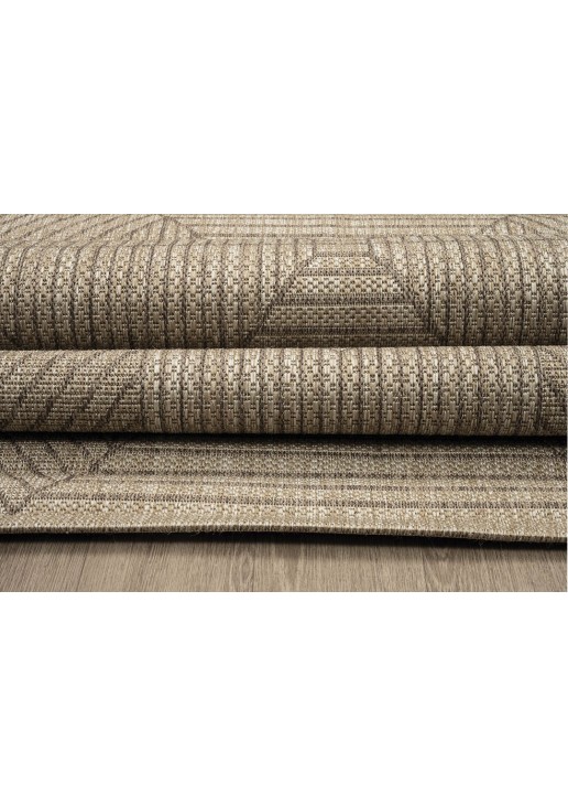 ΧΑΛΙ ETHNIK 2011C BROWN/CARAMEL BEIGE - 133X190 NewPlan